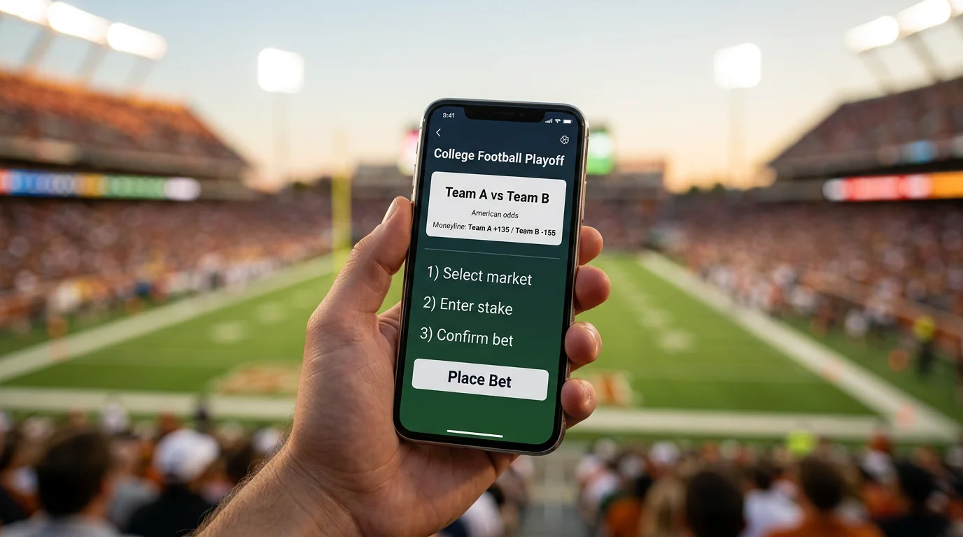 Cómo Apostar en el College Football Playoff Paso a Paso | GridStake