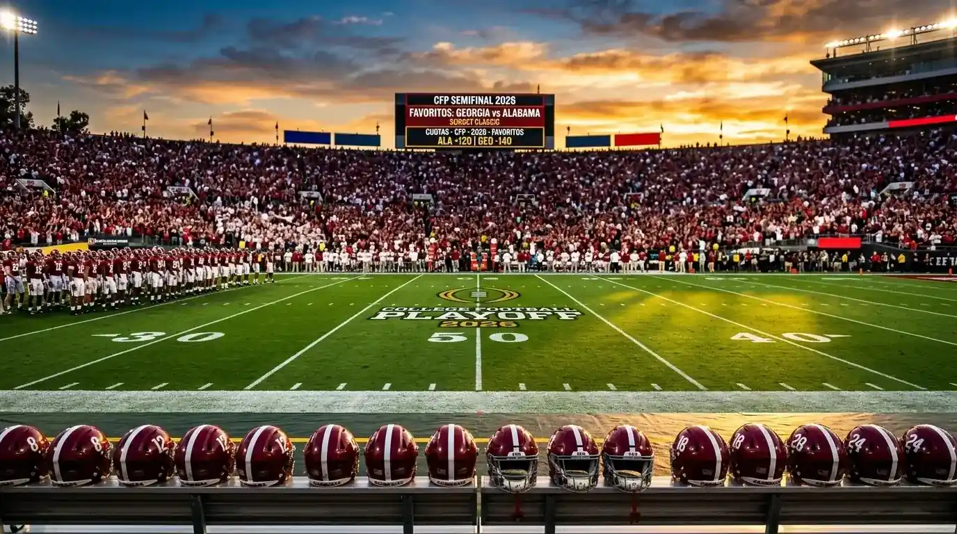 Cuotas del College Football Playoff 2026-27 con líneas de favoritos